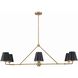 Xavier 6 Light 46.00 inch Chandelier