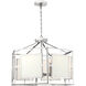 Hillcrest 6 Light 28 inch Polished Nickel Chandelier Ceiling Light in Polished Nickel (PN)