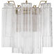 Addis Wall Sconce Wall Light in Tronchi Glass Clear