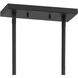 Bailey 12 Light 42 inch Matte Black Linear Chandelier Ceiling Light