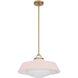 Xander 3 Light 20 inch Vibrant Gold Pendant Ceiling Light