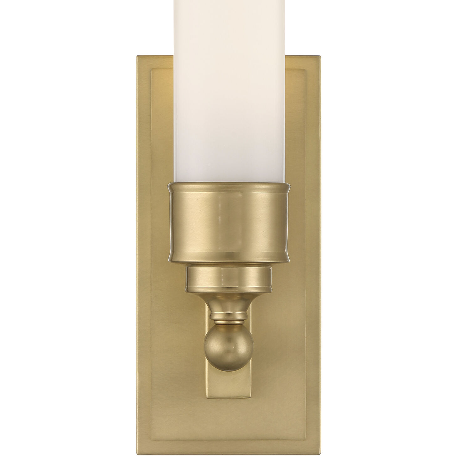 Wilcox Bath Sconce Wall Light in Aged Brass