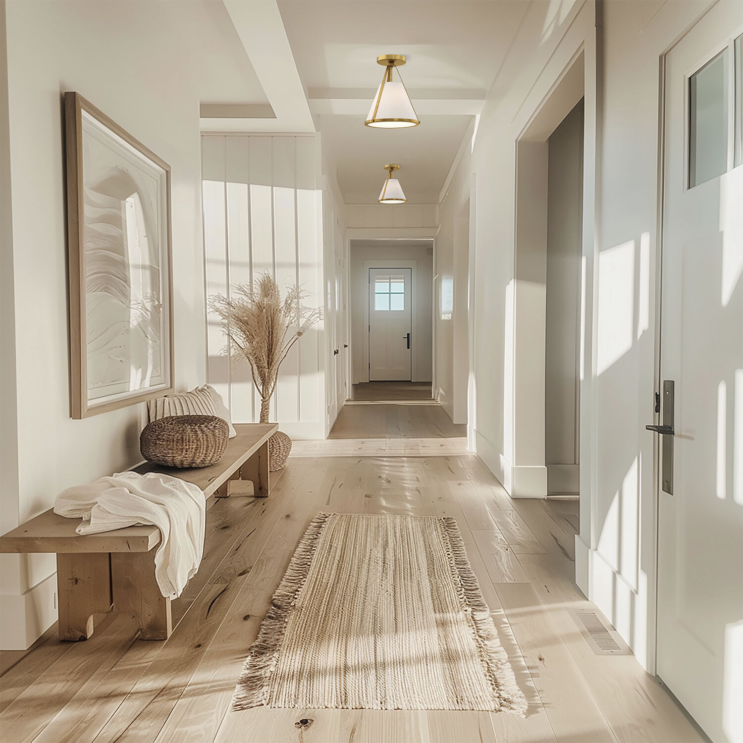 Fulton 1 Light 9.25 inch Antique Gold Mini Pendant Ceiling Light