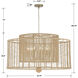 Jayna 12 Light 42.75 inch Burnished Silver Chandelier Ceiling Light