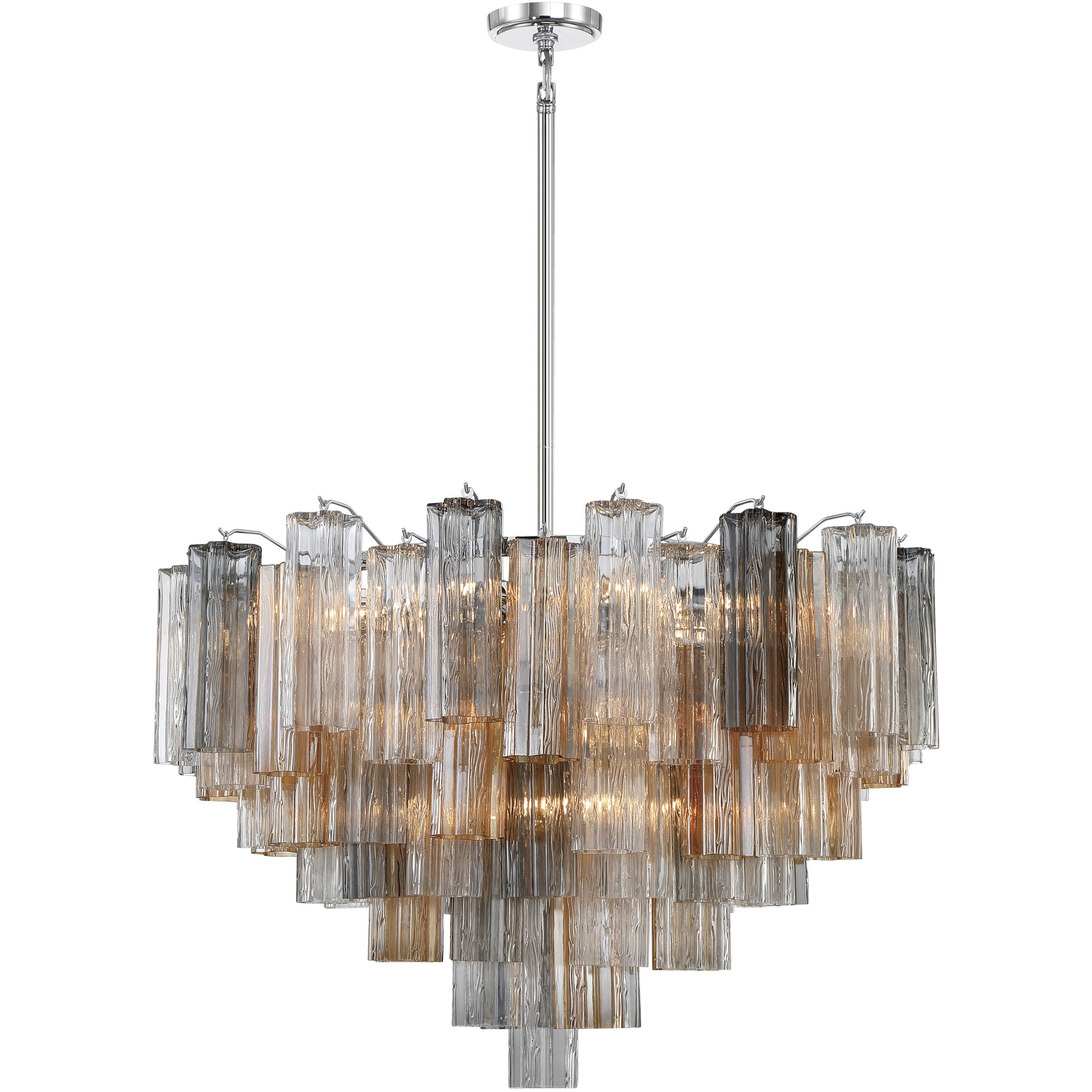 Chrome ceiling chandelier on sale