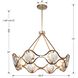 Quincy 8 Light 29.5 inch Distressed Twilight Chandelier Ceiling Light
