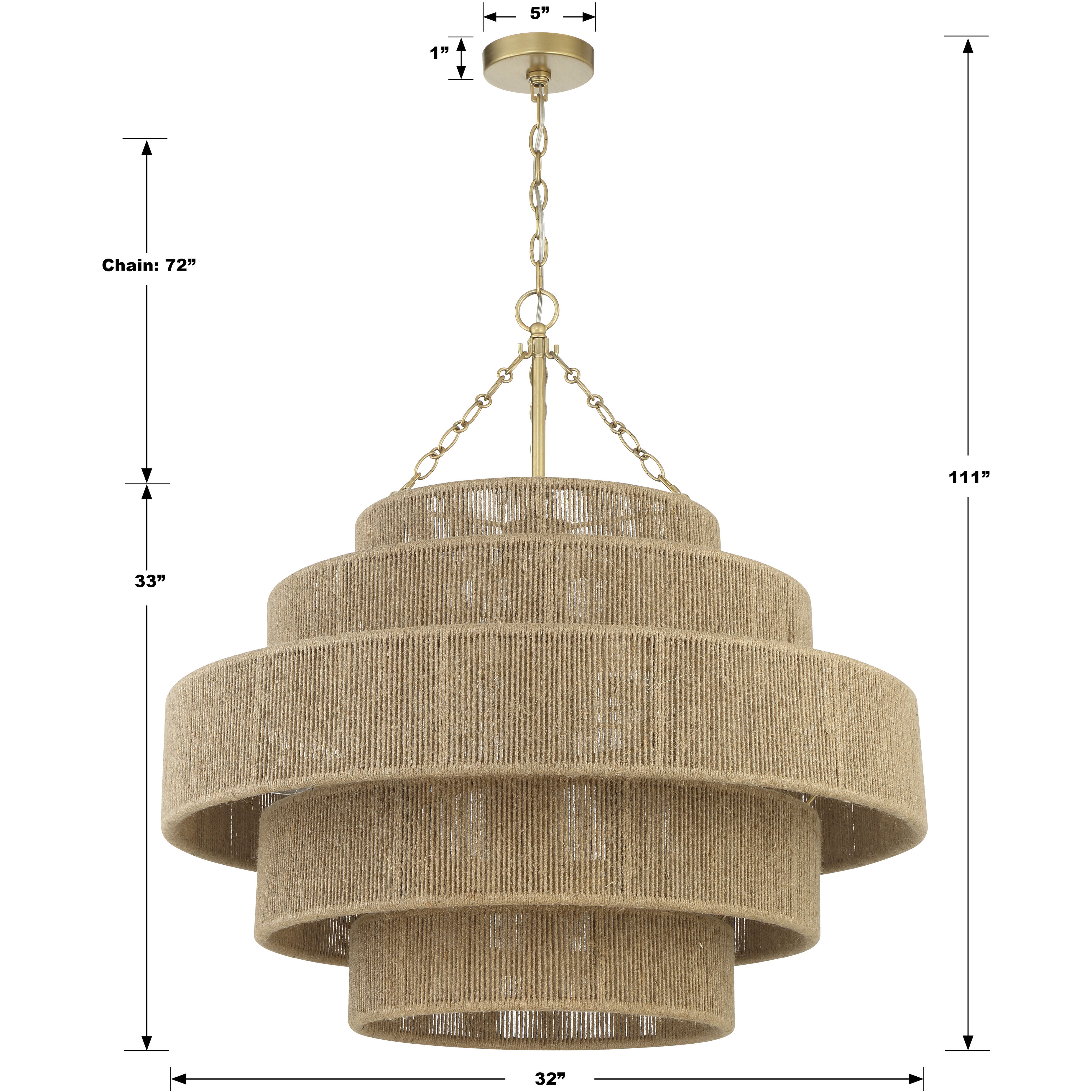 Shyla 20 Light 32 inch Soft Gold Chandelier Ceiling Light