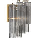 Addis 2 Light 14.5 inch Aged Brass Bath Vanity Light Wall Light in Smoke