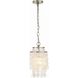 Brielle 1 Light 7 inch Antique Silver Mini Pendant Ceiling Light