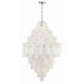 Addis 20 Light 31.5 inch Polished Chrome Chandelier Ceiling Light in White