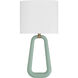 Jori Bath Wall Light in Aged Brass and Green
