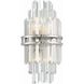 Hayes 2 Light 7.5 inch Polished Nickel Sconce Wall Light