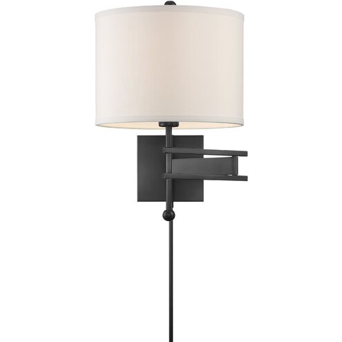 Marshall 20.5 inch 60.00 watt Matte Black Task Sconce Wall Light