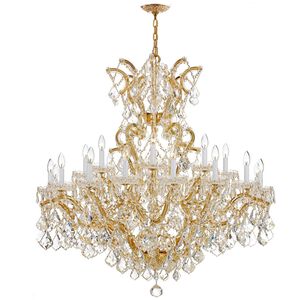 Maria Theresa 25 Light 46 inch Gold Chandelier Ceiling Light