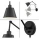 Mitchell 30 inch 60.00 watt Matte Black Task Sconce Wall Light