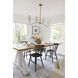 Keenan 4 Light 48 inch Vibrant Gold Linear Chandelier Ceiling Light