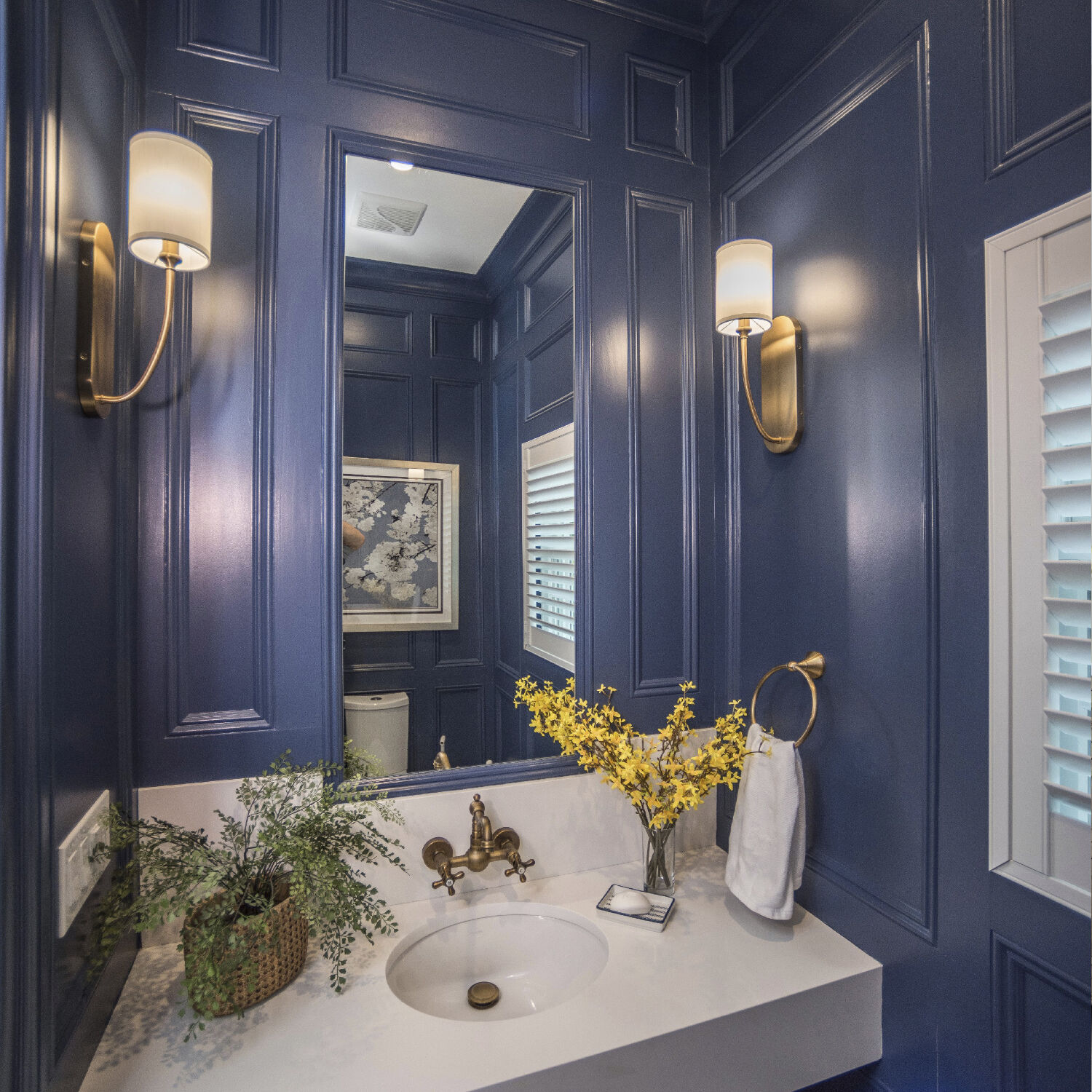 Preston 1 Light 4.5 inch Vibrant Gold Sconce Wall Light