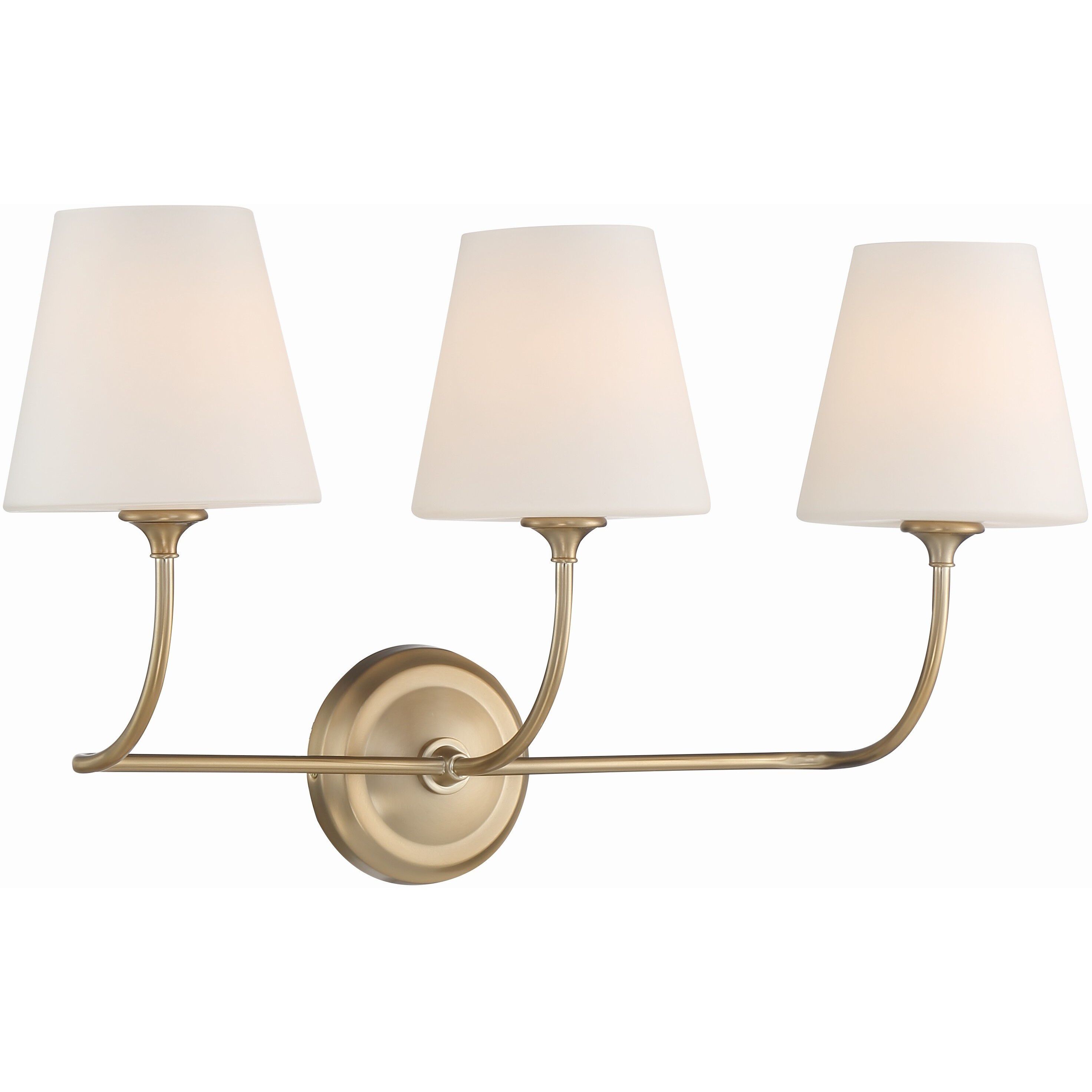 Sylvan Bath Vanity Light Wall Light in Vibrant Gold