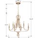 Garland 8 Light 28 inch Distressed Twilight Chandelier Ceiling Light