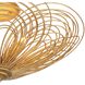 Doral 3 Light 19 inch Renaissance Gold Semi Flush Ceiling Light
