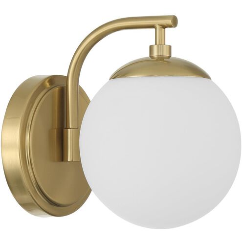 Maverick 1 Light 8 inch Vibrant Gold Bath Vanity Light Wall Light
