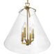 Voss 4 Light 18 inch Luxe Gold Pendant Ceiling Light