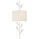 Broche Wall Sconce Wall Light in Matte White