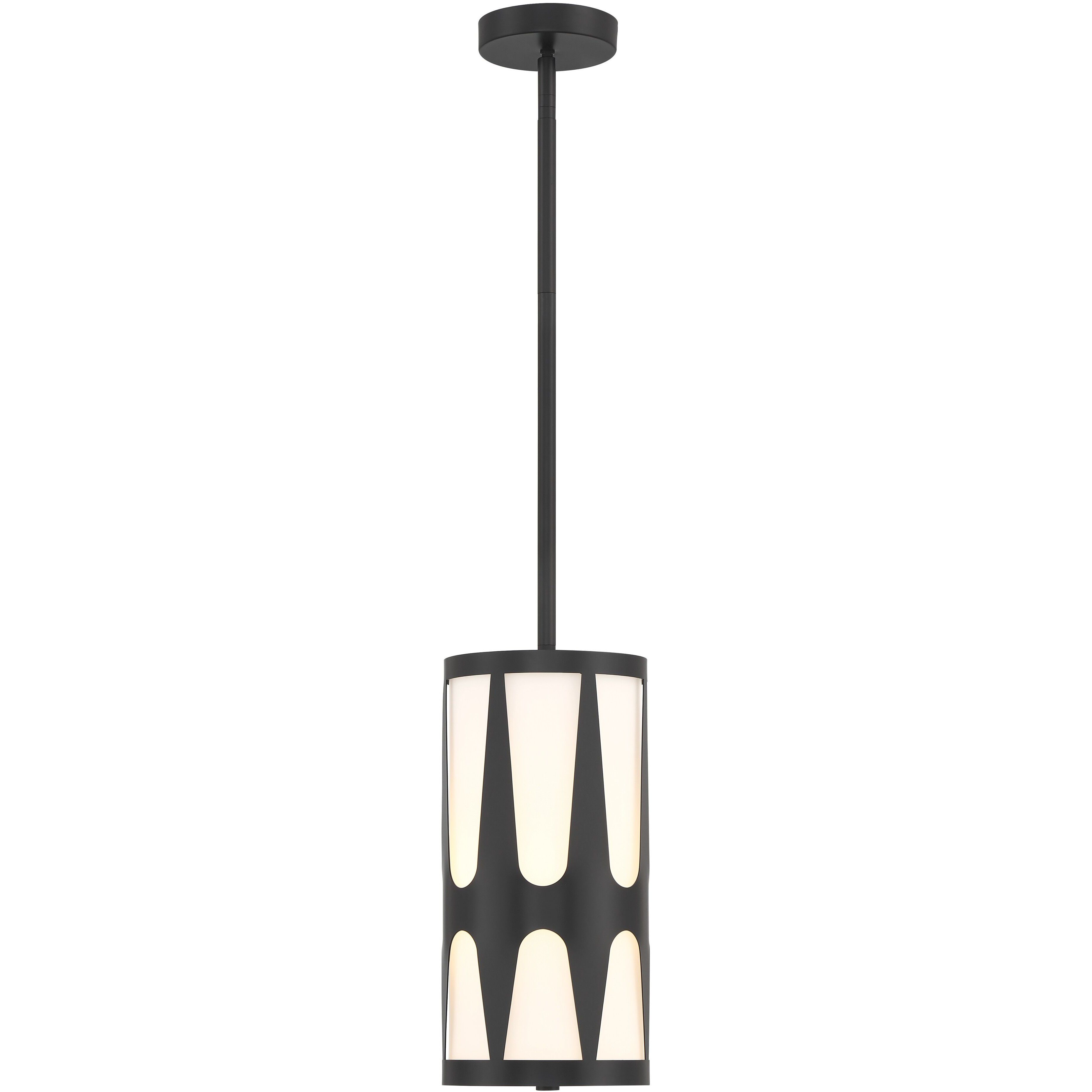 Royston 1 Light 7 inch Black Mini Pendant Ceiling Light
