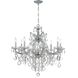 Maria Theresa 9 Light 28 inch Polished Chrome Chandelier Ceiling Light in Clear Swarovski Strass