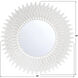 Broche 30 X 30 inch Matte White Mirror