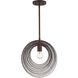 Doral 1 Light 14 inch Forged Bronze Pendant Ceiling Light