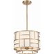 Danielson 4 Light 16.75 inch Vibrant Gold Chandelier Ceiling Light