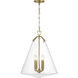 Voss 4 Light 18 inch Luxe Gold Pendant Ceiling Light