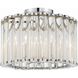 Elliot 4 Light 15.25 inch Polished Nickel Semi Flush Ceiling Light