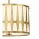 Royston Pendant Ceiling Light in Antique Gold