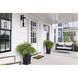 Byron 3 Light 19.75 inch Matte Black Outdoor Sconce