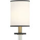 Hatfield 8 Light 33.25 inch Black Forged and Vibrant Gold Chandelier Ceiling Light