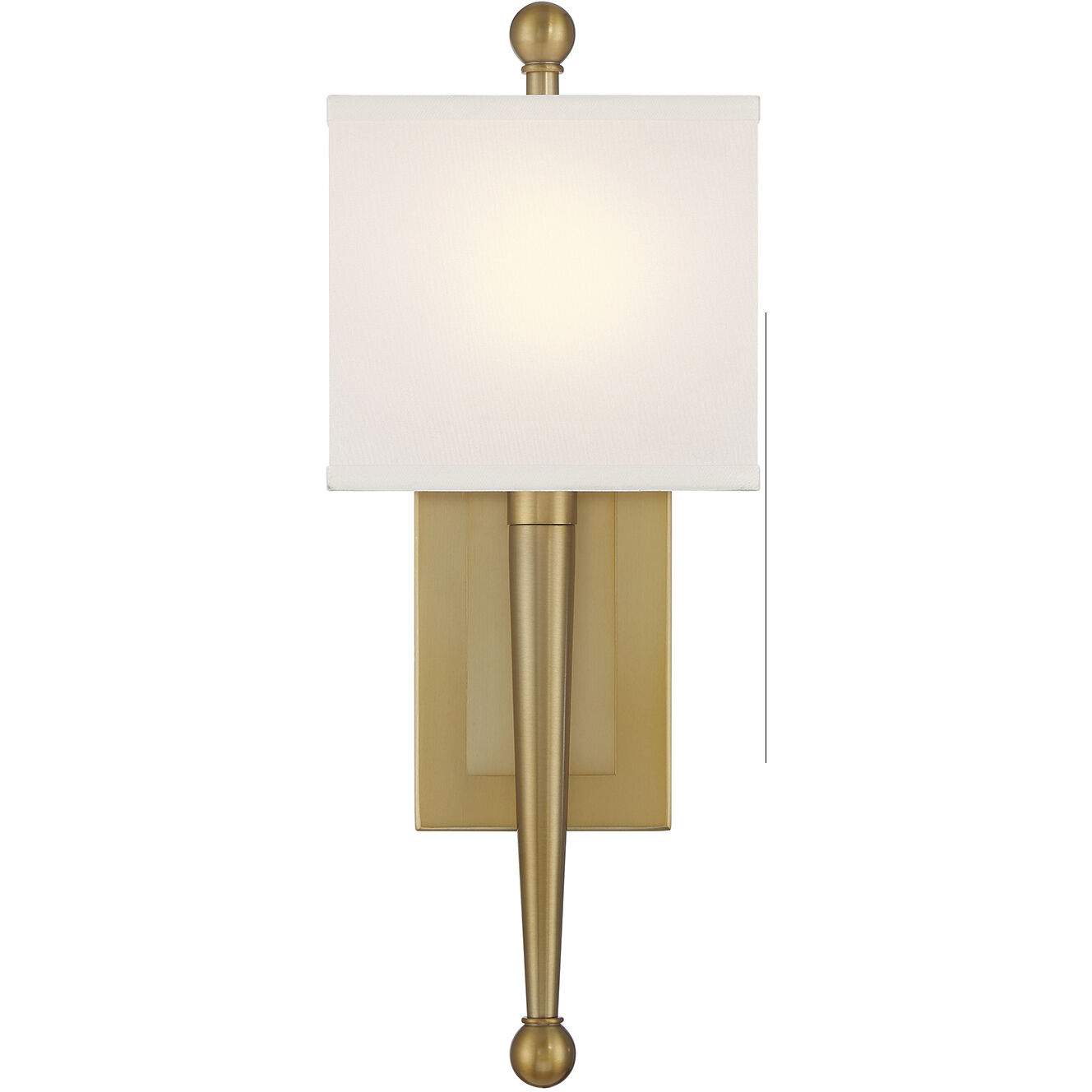 Ardson Wall Sconce Wall Light in Vibrant Gold
