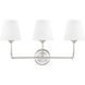 Sylvan Bath Vanity Light Wall Light in Brushed Nickel
