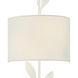 Broche Wall Sconce Wall Light in Matte White