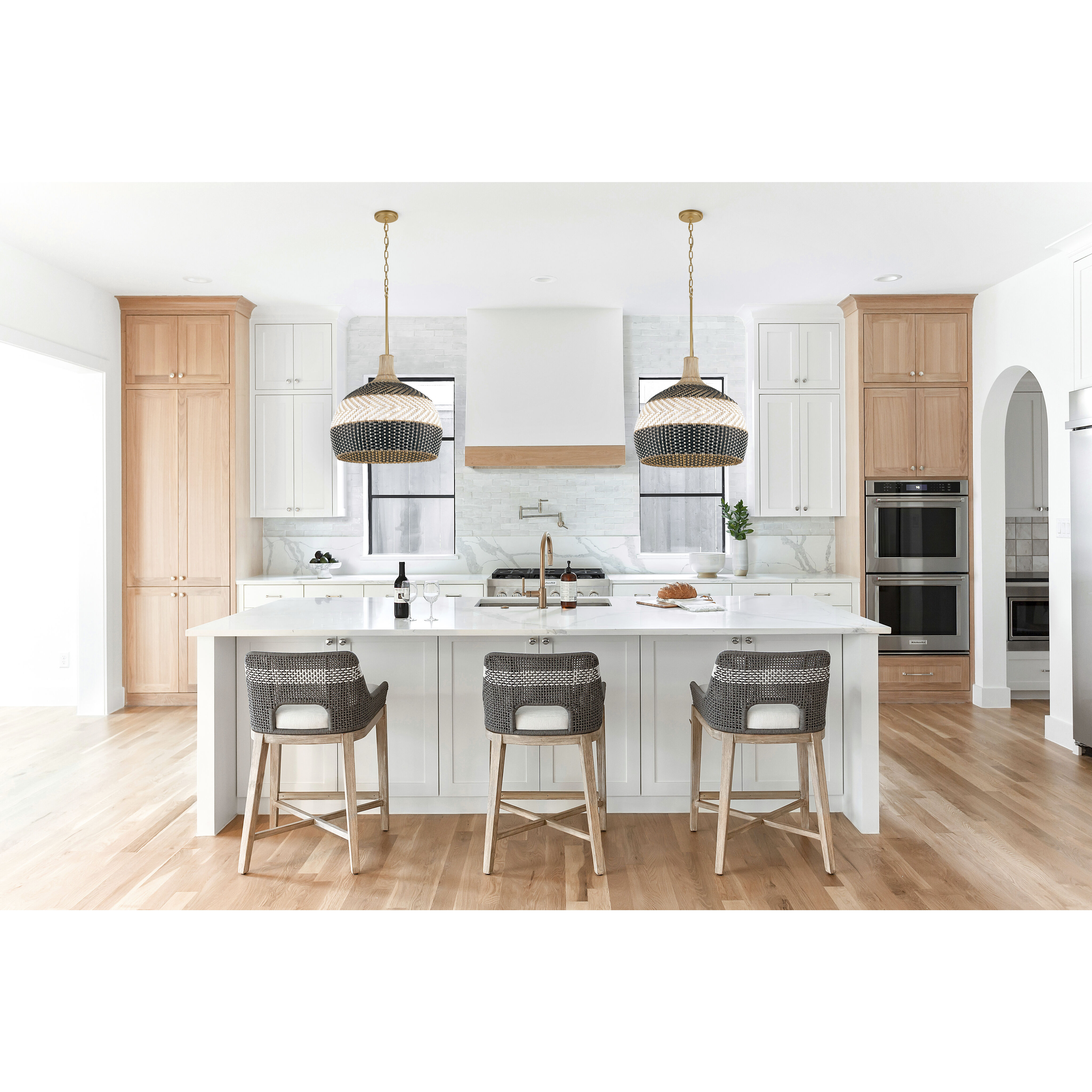 Zanzibar Pendant Ceiling Light in Soft Gold