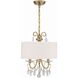 Othello 3 Light 14.00 inch Mini Chandelier