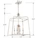 Sylvan 4 Light 21.5 inch Polished Nickel Chandelier Ceiling Light