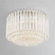 Lofton 5 Light 18 inch Polished Nickel Semi Flush Ceiling Light