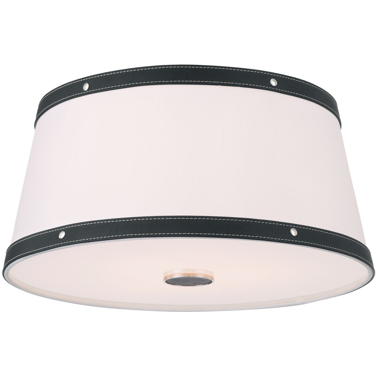 Callahan 3 Light 17 inch Polished Nickel Flush Ceiling Light