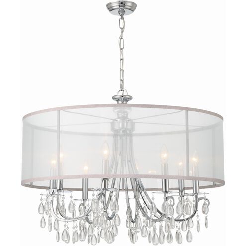 Hampton 8 Light 32 inch Polished Chrome Chandelier Ceiling Light