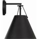 Xavier Bath Sconce Wall Light in Matte Black