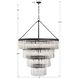 Emory 22 Light 40 inch Black Forged Chandelier Ceiling Light