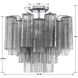 Addis 4 Light 17.75 inch Polished Chrome Semi Flush Ceiling Light in Smoke