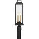 Aspen 4 Light 22 inch Matte Black Outdoor Post